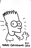 Bart Simpson (Matt Groening) Comic Art